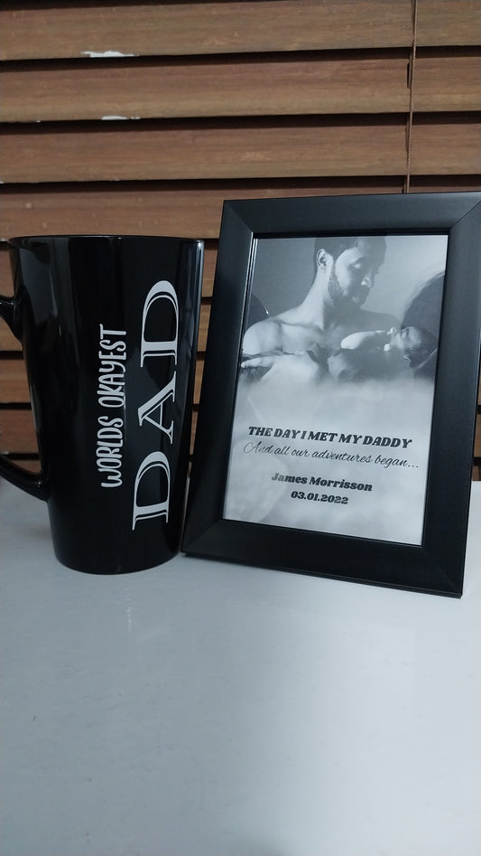 Fathers Day Gift Set - Mug & Frame