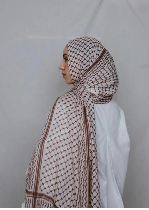 Keffiyeh Chiffon Scarve