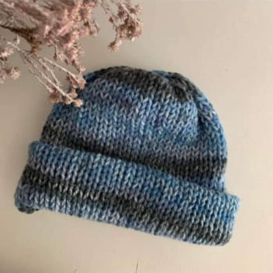 Blueberry Wool Beanie