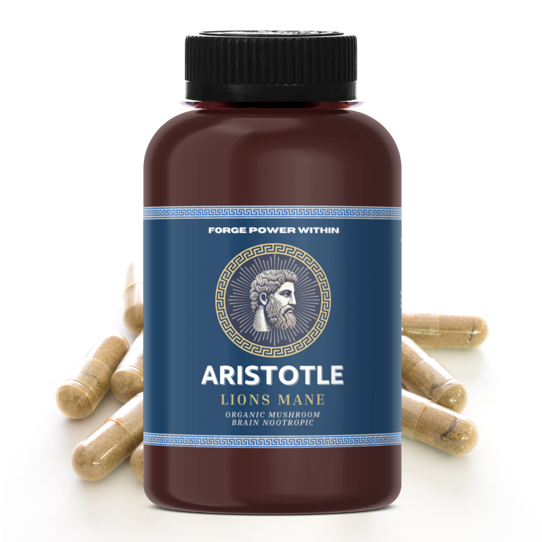 Aristotle's Lion's Mane - Brotein - Mushroom Nootropic - 30/60 Capsules