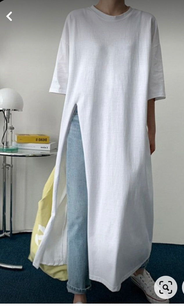 Long Length T-Shirt Dress