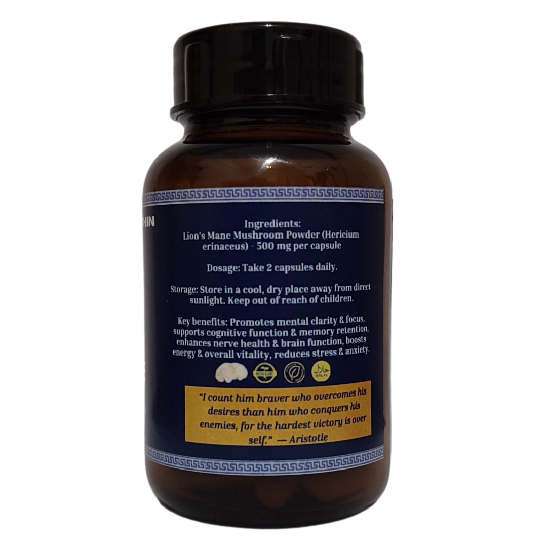 Pure Lions Mane - Capsules – Natural Brain Nootropic