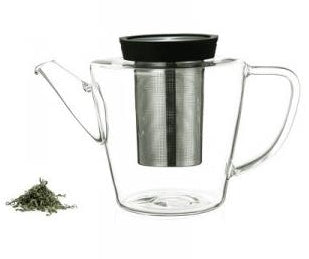 Viva Infuser Teapot - transparent rubber lid (1l)