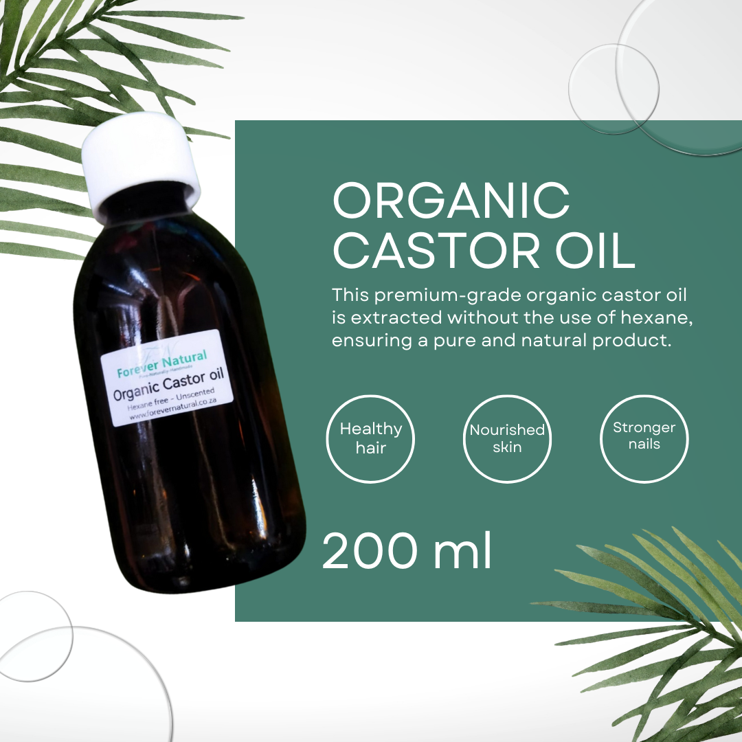 Forever Natural - Cold Pressed Hexane-free Castor Oil - 200ml