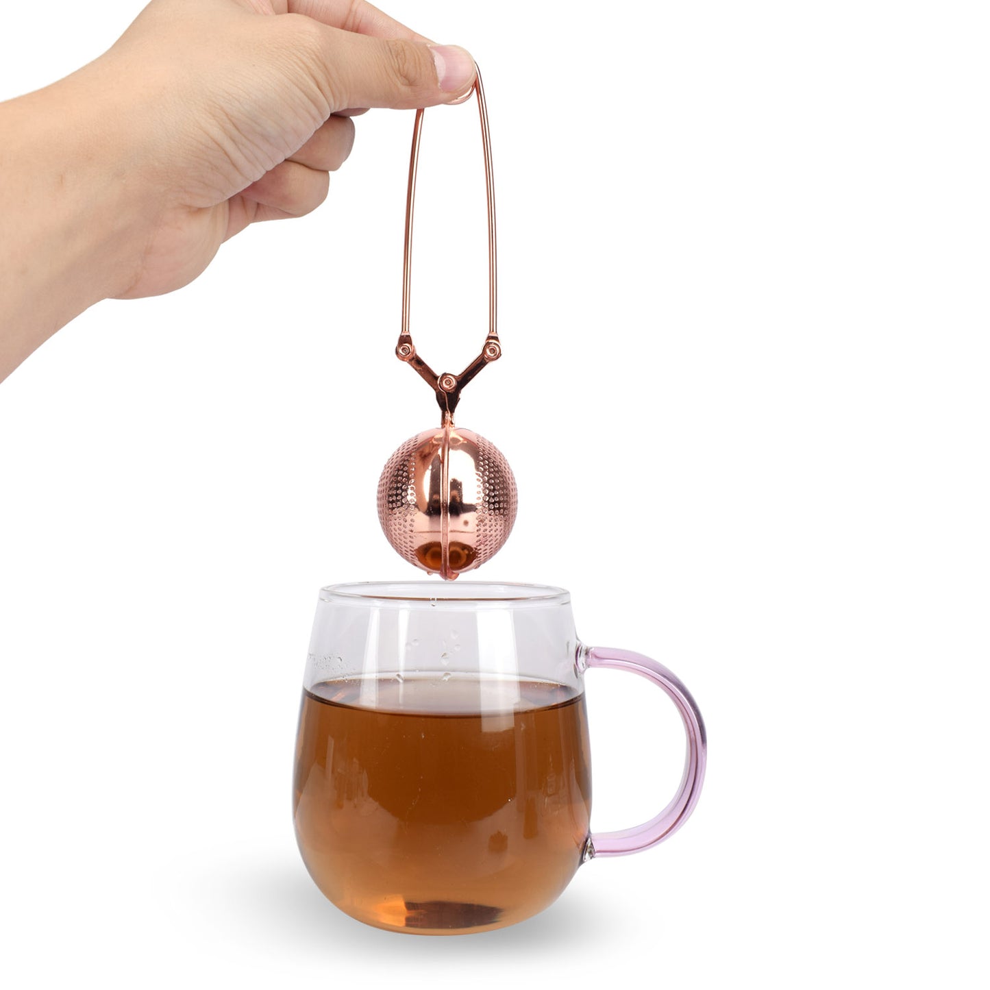 Rose Copper Infuser - Fine Leaf Infuser