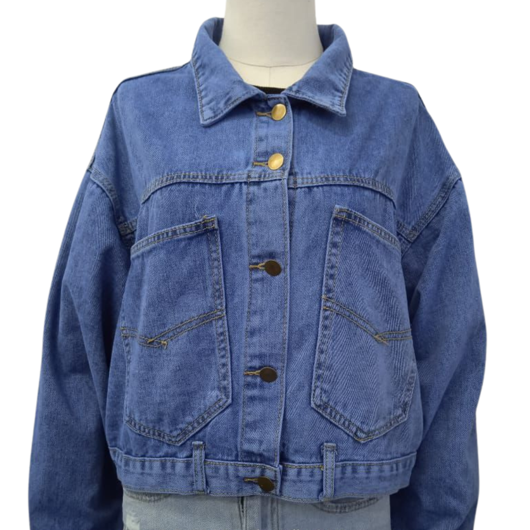 Ladies Denim Jacket - Blue