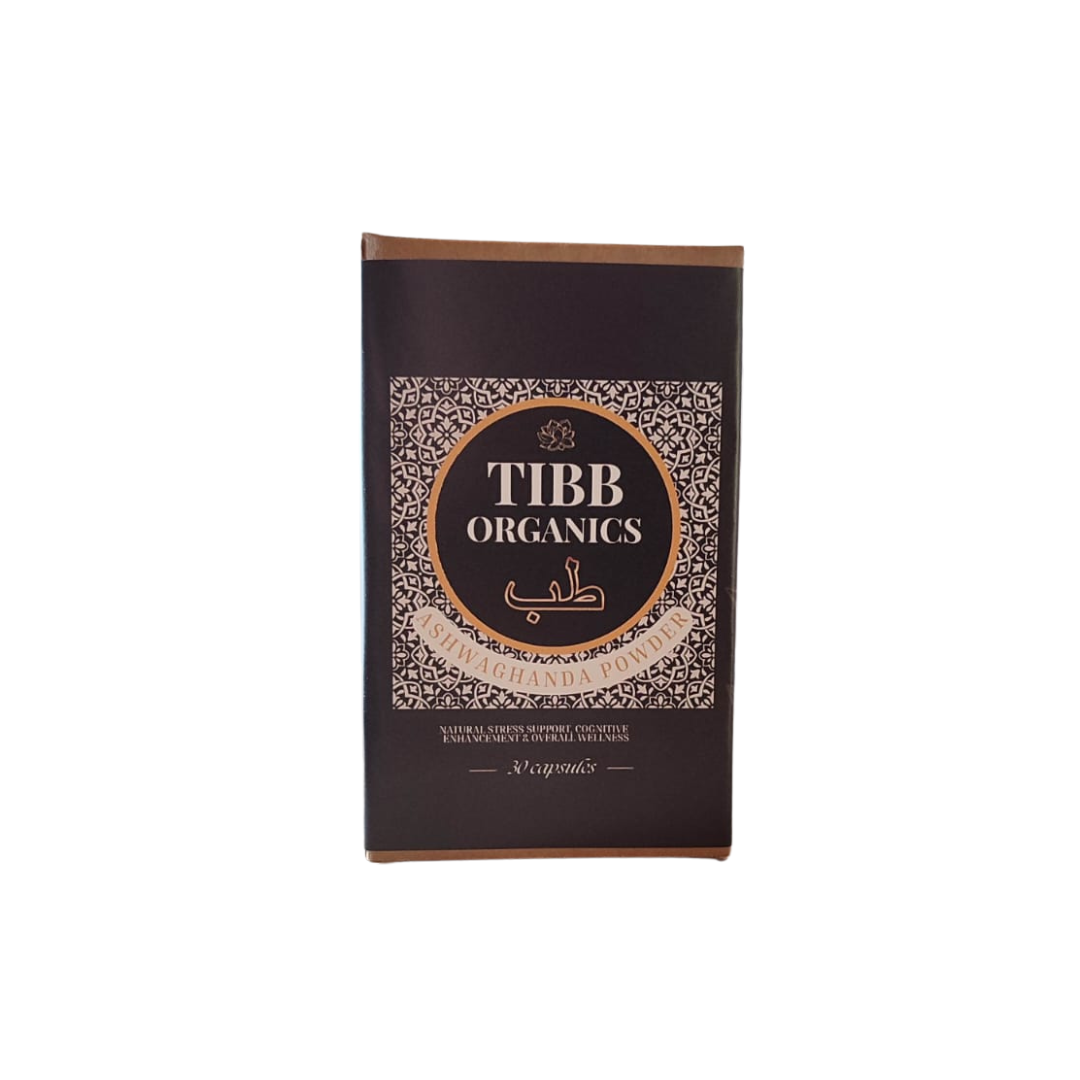 Tibb Organics - Ashwaghanda - 30 Capsules