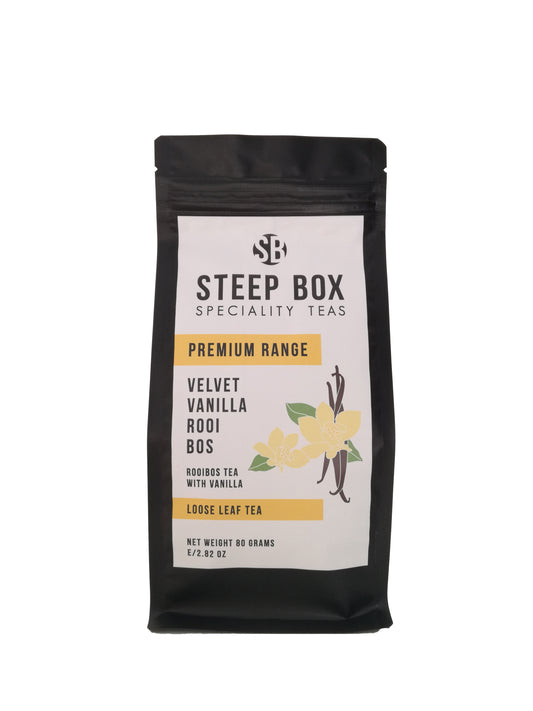 Steep Box Velvet Vanilla - Organic Rooibos Tea