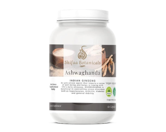 Shifaa Botanicals Ashwaghanda Capsules - 30