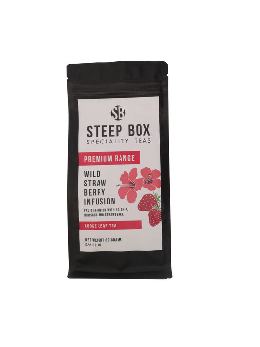 Steep Box Wild Strawberry Organic Tea